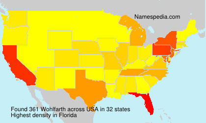 Surname Wohlfarth in USA Surname Wohlfarth in USA
