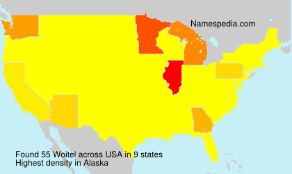 Surname Woitel in USA Surname Woitel in USA