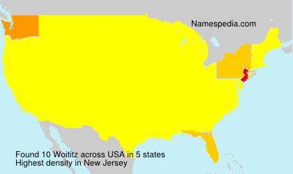 Surname Woititz in USA Surname Woititz in USA