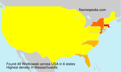 Surname Woitkowski in USA Surname Woitkowski in USA