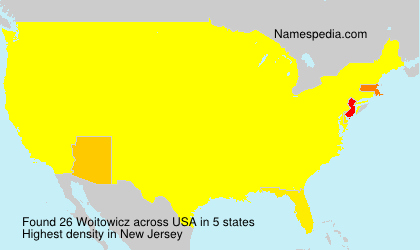 Surname Woitowicz in USA Surname Woitowicz in USA