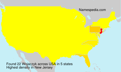 Surname Wojaczyk in USA