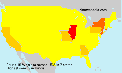 Surname Wojcicka in USA Surname Wojcicka in USA
