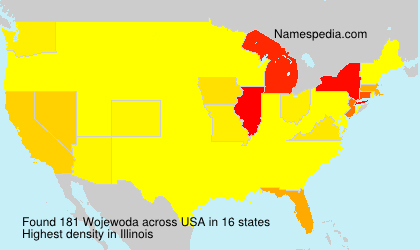Surname Wojewoda in USA