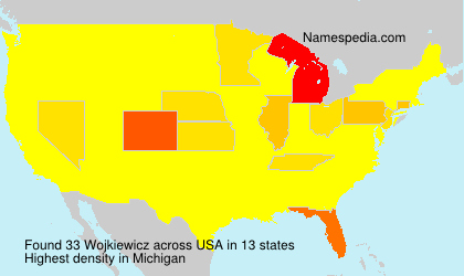 Surname Wojkiewicz in USA Surname Wojkiewicz in USA