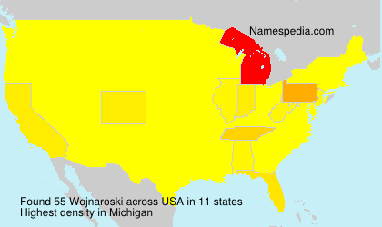 Surname Wojnaroski in USA Surname Wojnaroski in USA