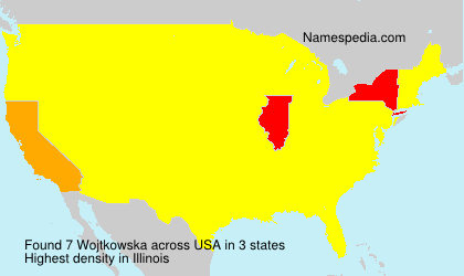 Surname Wojtkowska in USA Surname Wojtkowska in USA