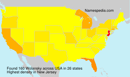 Surname Wolansky in USA Surname Wolansky in USA