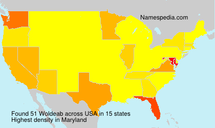 Surname Woldeab in USA Surname Woldeab in USA
