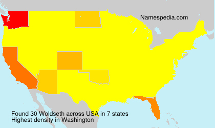 Surname Woldseth in USA Surname Woldseth in USA