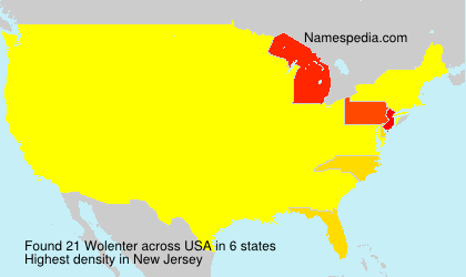 Surname Wolenter in USA Surname Wolenter in USA