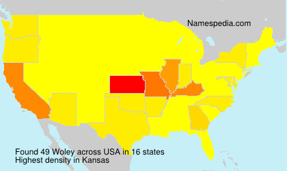 Surname Woley in USA Surname Woley in USA