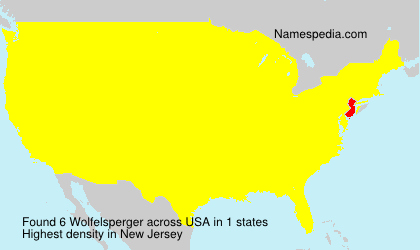 Surname Wolfelsperger in USA Surname Wolfelsperger in USA