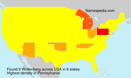 Surname Wolfenberg in USA Surname Wolfenberg in USA