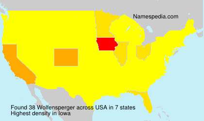 Surname Wolfensperger in USA Surname Wolfensperger in USA