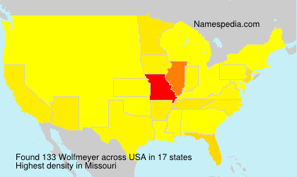 Surname Wolfmeyer in USA Surname Wolfmeyer in USA
