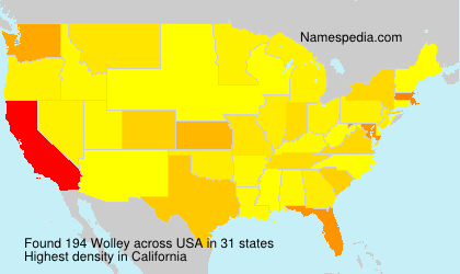 Surname Wolley in USA Surname Wolley in USA