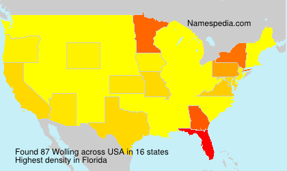 Surname Wolling in USA Surname Wolling in USA