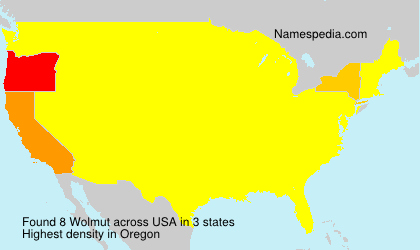 Surname Wolmut in USA Surname Wolmut in USA