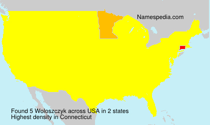 Surname Woloszczyk in USA Surname Woloszczyk in USA