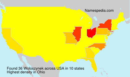 Surname Woloszynek in USA Surname Woloszynek in USA