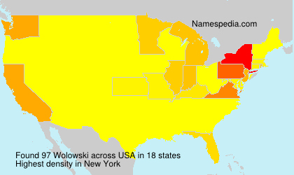 Surname Wolowski in USA Surname Wolowski in USA