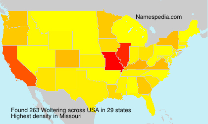 Surname Woltering in USA Surname Woltering in USA