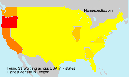 Surname Woltring in USA Surname Woltring in USA