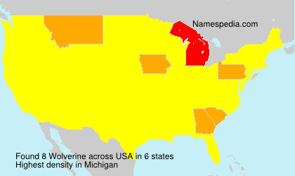 Surname Wolverine in USA Surname Wolverine in USA