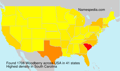 Surname Woodberry in USA Surname Woodberry in USA