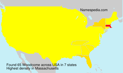 Surname Woodcome in USA Surname Woodcome in USA