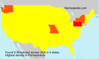 Surname Woodcrest in USA Surname Woodcrest in USA