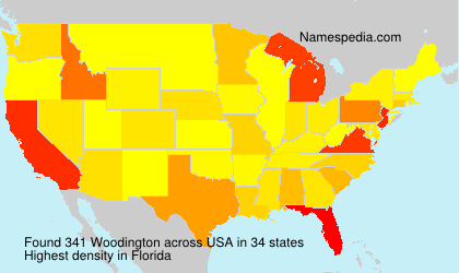 Surname Woodington in USA Surname Woodington in USA