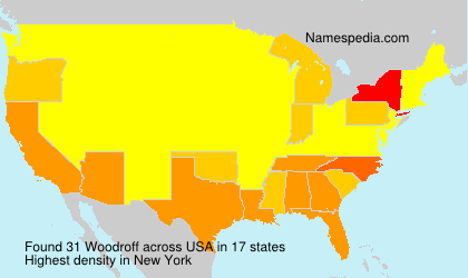 Surname Woodroff in USA Surname Woodroff in USA