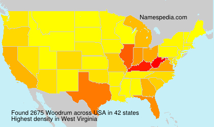 Surname Woodrum in USA Surname Woodrum in USA