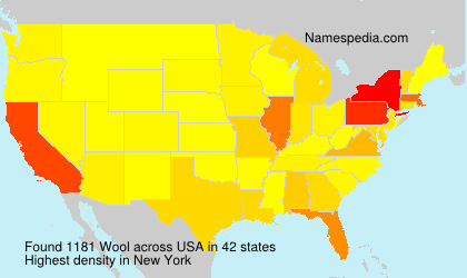 Surname Wool in USA Surname Wool in USA