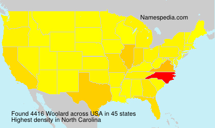 Surname Woolard in USA Surname Woolard in USA