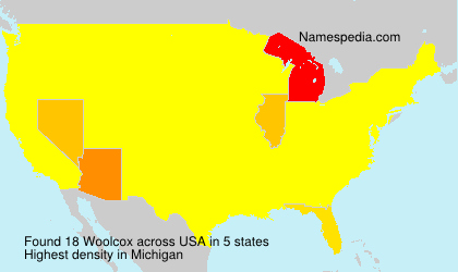 Surname Woolcox in USA