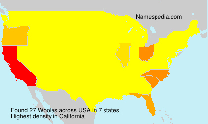 Surname Wooles in USA Surname Wooles in USA