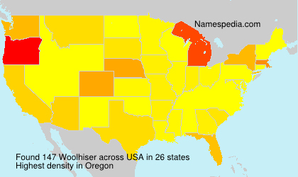 Surname Woolhiser in USA Surname Woolhiser in USA