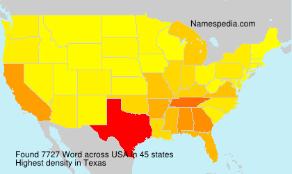 Surname Word in USA Surname Word in USA