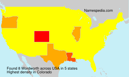 Surname Wordworth in USA Surname Wordworth in USA