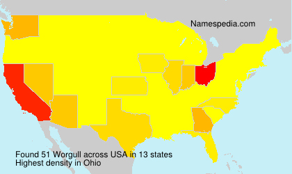 Surname Worgull in USA Surname Worgull in USA