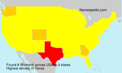 Surname Workenh in USA Surname Workenh in USA