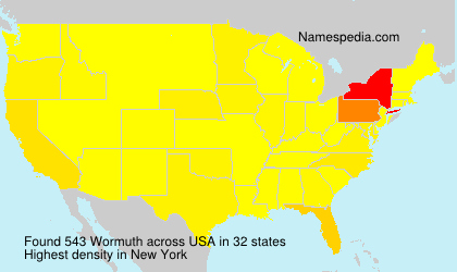 Surname Wormuth in USA Surname Wormuth in USA