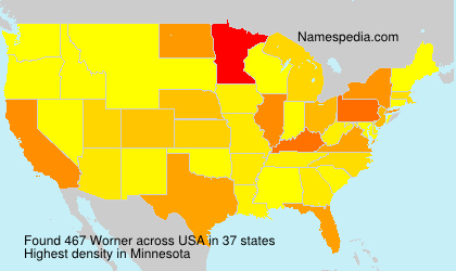 Surname Worner in USA Surname Worner in USA