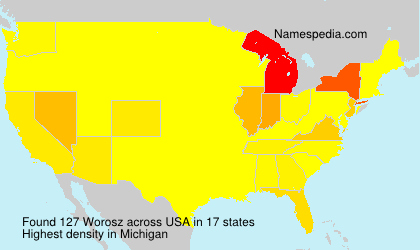 Surname Worosz in USA Surname Worosz in USA