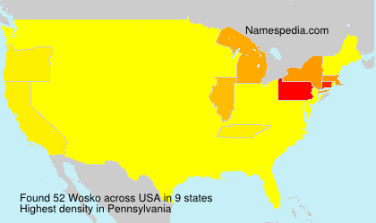 Surname Wosko in USA Surname Wosko in USA
