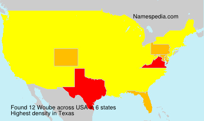 Surname Woube in USA Surname Woube in USA