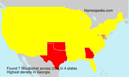 Surname Woubishet in USA Surname Woubishet in USA